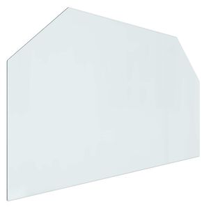 vidaXL Sklenen&aacute; doska krbu Priehľadn&aacute; 100 x 60 cm Sklo