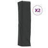 vidaXL Kryty na ohrievač 2 ks pyram&iacute;da 58x58x228 cm 420D oxford l&aacute;tka