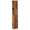 vidaXL K&uacute;peľňov&aacute; skrinka Old Wood 25x25x170 cm Engineered Wood
