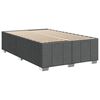 vidaXL Boxspring posteľ s matracom, tmavosiv&aacute; 120x190 cm, l&aacute;tka