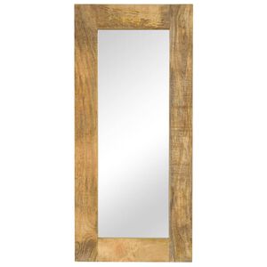 vidaXL Zrkadlo mas&iacute;vne mangovn&iacute;kov&eacute; drevo 50x110 cm