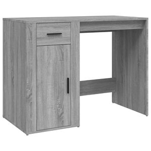 vidaXL St&ocirc;l siv&yacute; dub sonoma 100x49x75 cm spracovan&eacute; drevo