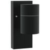 vidaXL Exteri&eacute;rov&eacute; n&aacute;stenn&eacute; svietidlo Čierna 6,5 x 10,5 x 16 cm