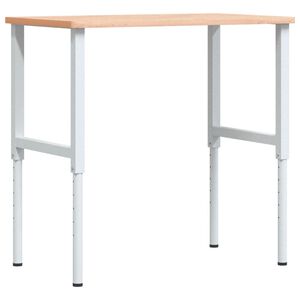 vidaXL Pracovn&yacute; st&ocirc;l 100x60x(71,5-98) cm bukov&yacute; mas&iacute;v obdĺžnik