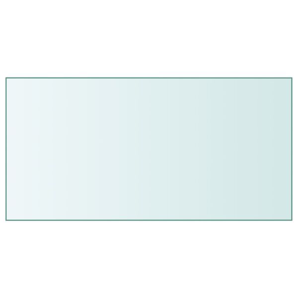 vidaXL Stolov&aacute; doska priehľadn&aacute; 50x100 cm tvrden&eacute; sklo