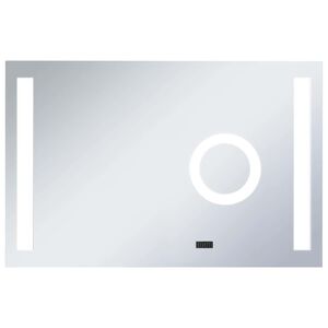 vidaXL K&uacute;peľňov&eacute; n&aacute;stenn&eacute; zrkadlo s LED a dotykov&yacute;m senzorom 100x60 cm