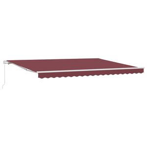 vidaXL Ručne zaťahovacia mark&iacute;za v&iacute;nov&aacute; 450x300 cm