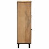 vidaXL Highboard Brown 40x33x110 cm Mas&iacute;vne drevo Mango