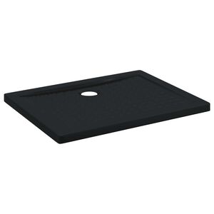 vidaXL Sprchov&aacute; z&aacute;kladn&aacute; vanička s bodkami 90 x 70 x 4 cm ABS Čierna