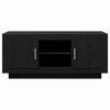 vidaXL TV skrinka Čierny dub 102 x 35 x 45 cm Kompozitn&eacute; drevo