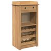 vidaXL Skrinka na v&iacute;no PANAMA 57x40x111,5 cm borovicov&yacute; mas&iacute;v