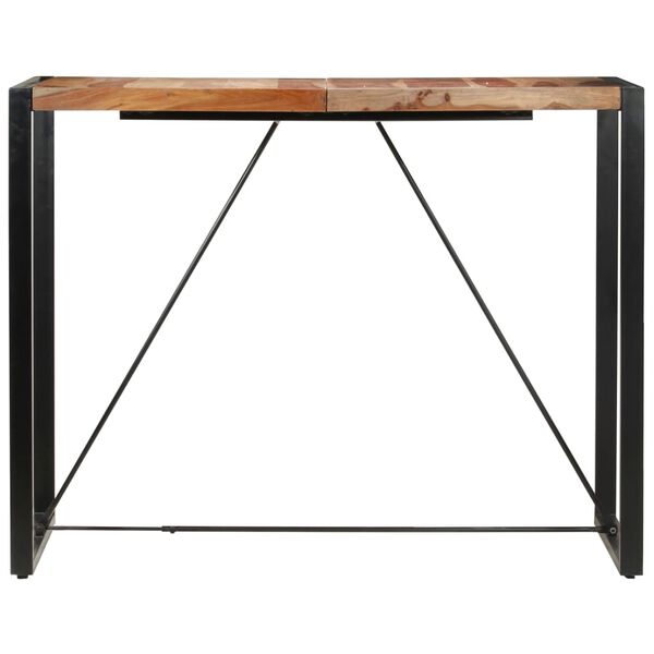 vidaXL Barov&yacute; stol&iacute;k 140x70x110 cm mas&iacute;vne ak&aacute;ciaov&eacute; drevo