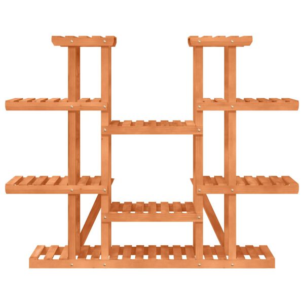 vidaXL Stojan na kvetiny 110x25x110,5 cm masívna jedľa