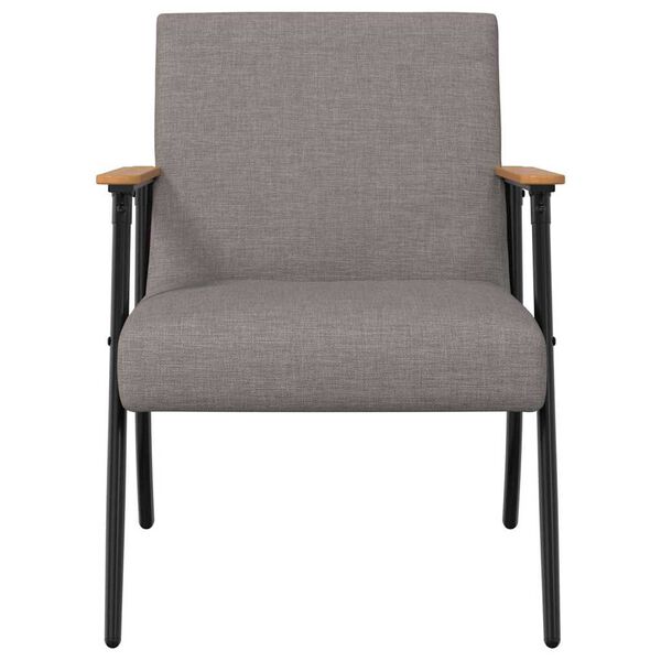 vidaXL kreslo Sivohned&aacute; 59 x 75 x 78 cm l&aacute;tka