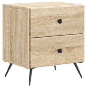 vidaXL Nočn&yacute; stol&iacute;k Dub sonoma 43 x 34,5 x 47,5 cm Kompozitn&eacute; drevo