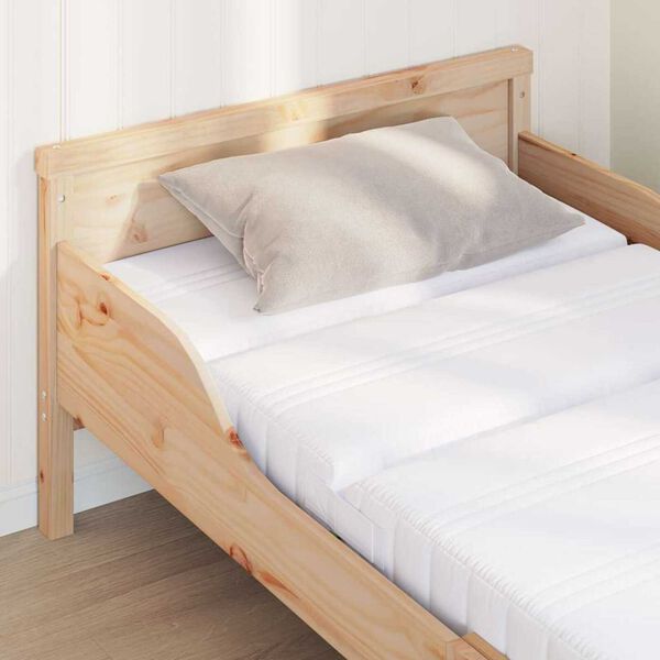 vidaXL Penový matrac Biela 80 x 200 cm látka