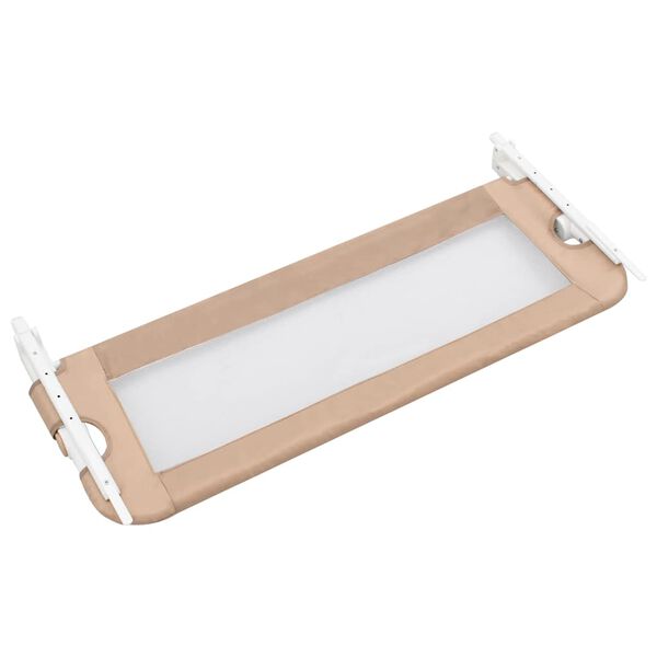 vidaXL Z&aacute;brana na detsk&uacute; posteľ, sivohned&aacute; 102x42 cm, polyester