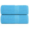 vidaXL Utierky na um&yacute;vanie FROGN 2 ks tyrkysov&eacute; 30x30 cm 360 g/m&sup2;