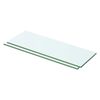 vidaXL Poličky 2 ks panel z priehľadn&eacute;ho skla 50x12 cm