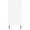 vidaXL Komoda biela 60x35x70 cm spracované drevo