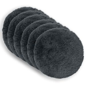 vidaXL Podložka s vank&uacute;&scaron;om HEERLEN 6 ks Antracitov&aacute; PV fleece
