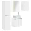 vidaXL Set kabinetov do k&uacute;peľne 5 pcs Biela 53 x 15,5 x 70 cm