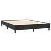 vidaXL Posteľn&yacute; r&aacute;m boxspring bez matracom čierny 140x210 cm zamat