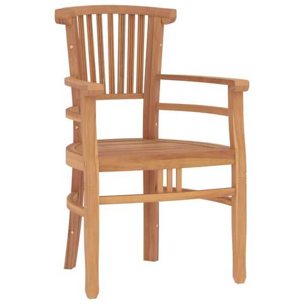 vidaXL 5-dielna záhradná jedálenská súprava tíkový masív