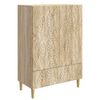 vidaXL Serv&iacute;rovacia skriňa Dub sonoma 66 x 34,5 x 95 cm