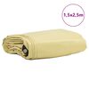 vidaXL Tarpaulin 650g / m&sup2; B&eacute;žov&aacute; 1,5 x 2,5 m Pl&aacute;tno s PVC povrchom