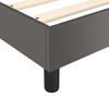 vidaXL Boxspring posteľ s matracom siv&aacute; 90x190 cm umel&aacute; koža