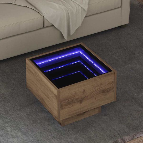 vidaXL Konferenčn&yacute; stol&iacute;k dub artisan 40 x 40 x 30 cm Kompozitn&eacute; drevo