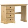 vidaXL Toaletn&yacute; stol&iacute;k Corona 104x47x75 cm borovicov&yacute; mas&iacute;v