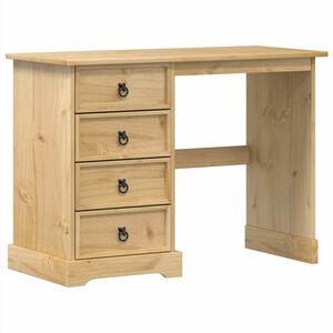 vidaXL Toaletn&yacute; stol&iacute;k Corona 104x47x75 cm borovicov&yacute; mas&iacute;v