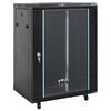 vidaXL 15U N&aacute;stenn&aacute; serverov&aacute; skriňa 19" IP20 čierna 60x45x86 cm