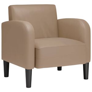 VidaXL Pohovka s opierkami kapuč&iacute;nov&aacute; 54 cm umel&aacute; koža