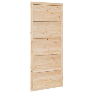vidaXL Zavesen&eacute; posuvn&eacute; dvere Pr&iacute;rodn&aacute; 100 x 2,5 x 208 cm