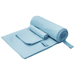 vidaXL Sada &scaron;portov&yacute;ch uter&aacute;kov 2 ks Modr&aacute; 50 x 30 cm, 200 x 100 cm