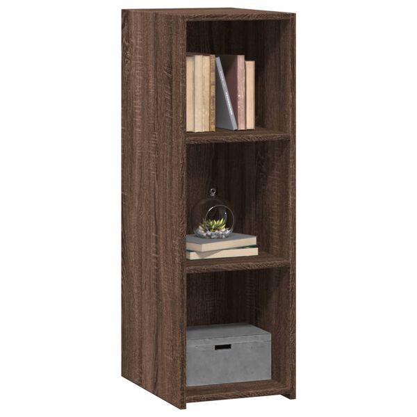 vidaXL Komoda hned&yacute; dub 30x41x93 cm kompozitn&eacute; drevo