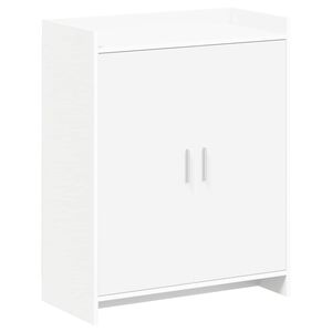 vidaXL Skriňa na top&aacute;nky Biela 73,5 x 36 x 92 cm Kompozitn&eacute; drevo