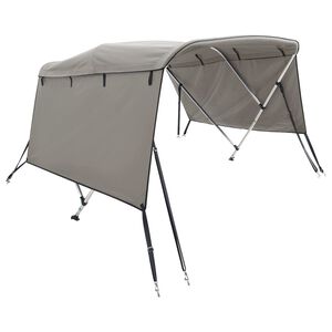 vidaXL Strie&scaron;ka Bimini s 3 obl&uacute;kmi a stenami 183x(185-198)x137 cm