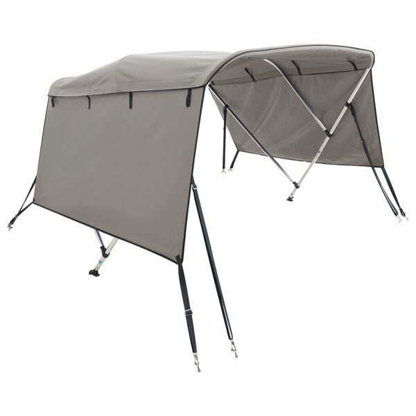 vidaXL Strie&scaron;ka Bimini s 3 obl&uacute;kmi a stenami 183x(185-198)x137 cm