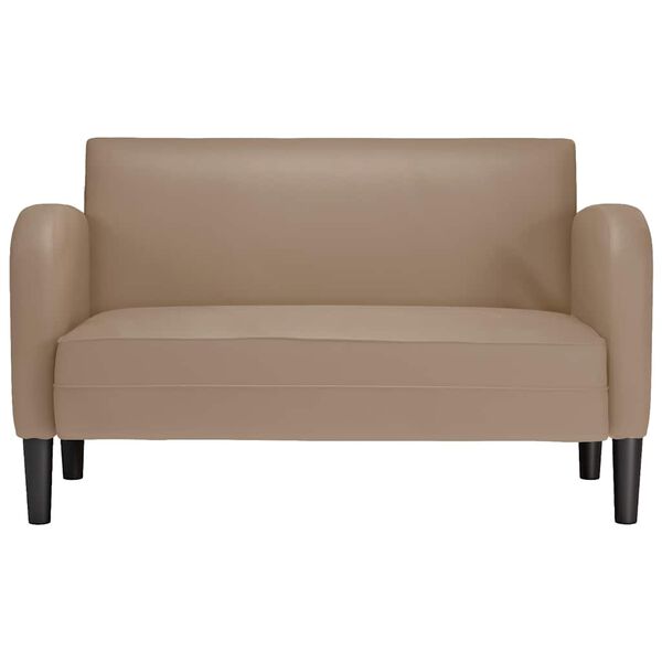 vidaXL Loveseat pohovka kapuč&iacute;nov&aacute; 110 cm umel&aacute; koža