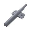 vidaXL M&auml;kk&eacute; zatv&aacute;ranie p&aacute;nty 12 pcs Siv&aacute; 125 x 47 x 15 mm PP