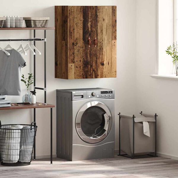 vidaXL Nástenná skrinka Hnedá 69.5 x 34 x 90 cm Kompozitné drevo