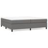 vidaXL Boxspring posteľ s matracom tmavosivá 200x200 cm látka