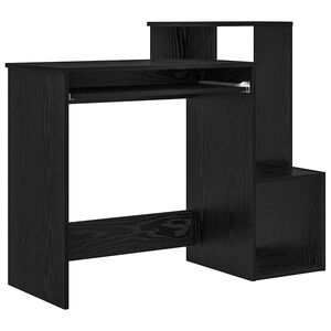 vidaXL St&ocirc;l Čierny dub 106 x 41 x 88.5 cm Kompozitn&eacute; drevo