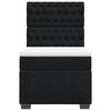 vidaXL Posteľn&yacute; r&aacute;m boxspring s matracom čierny 80x200 cm zamat
