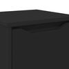 vidaXL K&uacute;peľňov&aacute; skriňa Čierna 30,5 x 30 x 101 cm Kompozitn&eacute; drevo