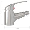 vidaXL K&uacute;peľňov&aacute; bat&eacute;ria na bidet, strieborn&aacute; 13x12 cm